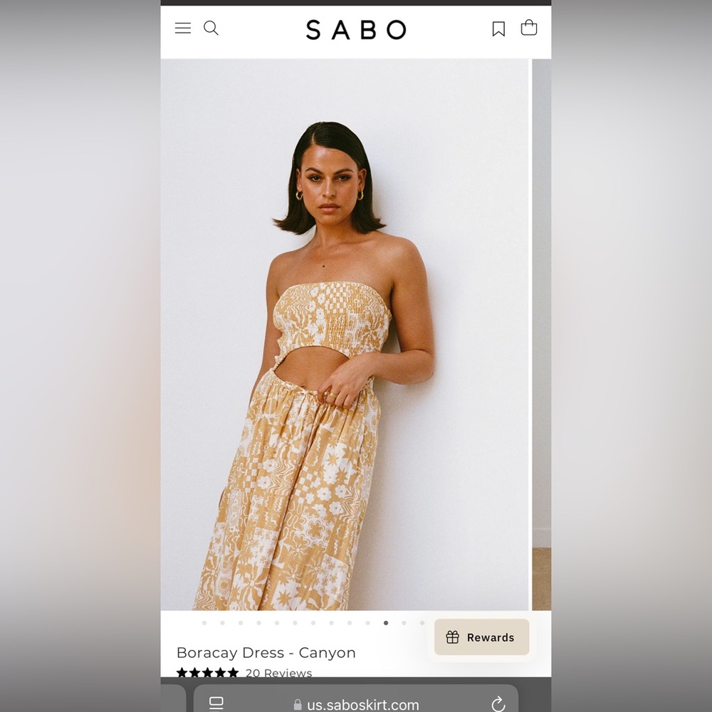 SABO SKIRT - Boracay Dress NWT